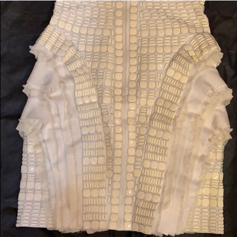 Herve Leger - Runway Off White Nude Dress - Picture 6 of 8